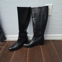 Black Leather Boots 