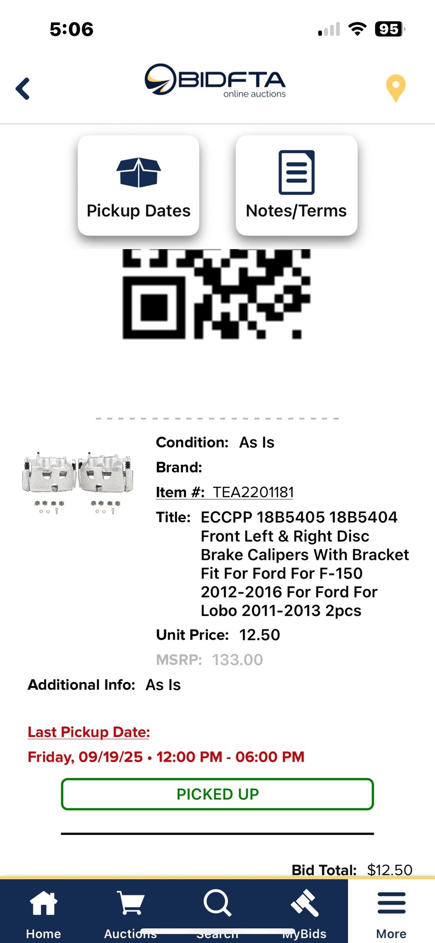 New rotors for Ford F150