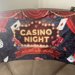 Casino Birthday Banner 