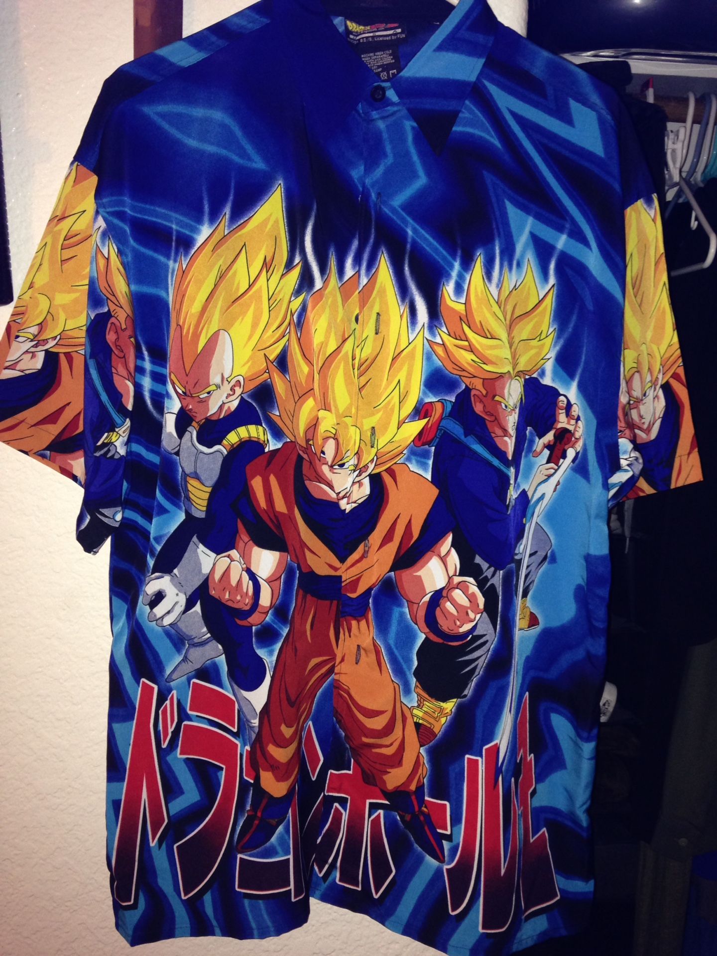 DBZ Polyester Button Up