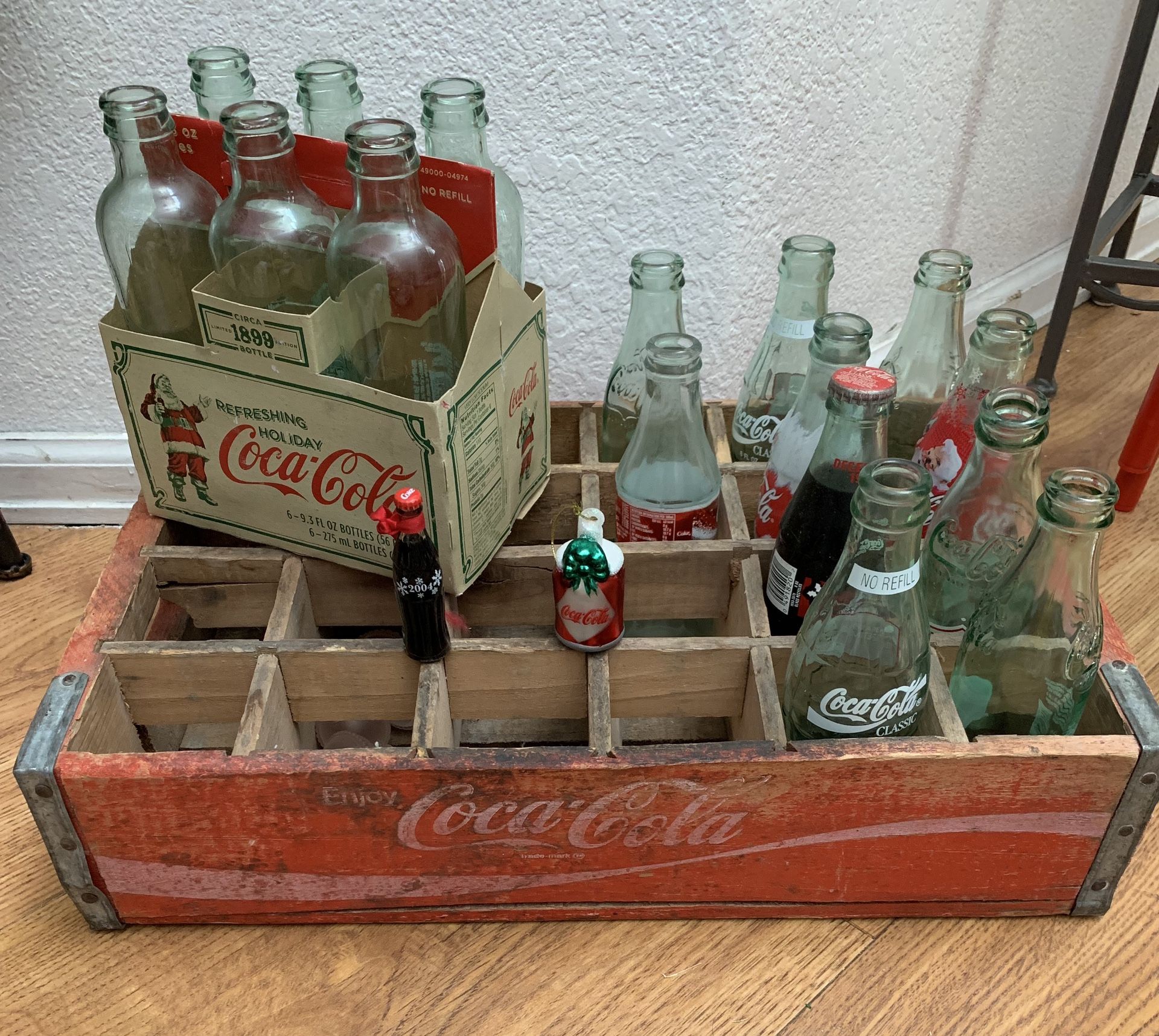 Coca Cola Crate and Bottles