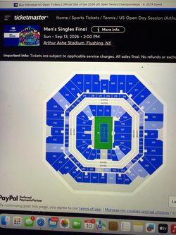 US Open Tennis Men’s Final Tickets