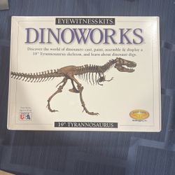 (Unopened) DinoWorks make and build Trex skeleton set