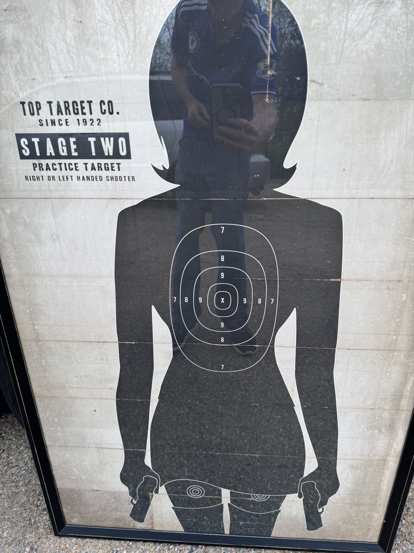 2 framed target sign pic