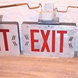 3} Exit Signs 