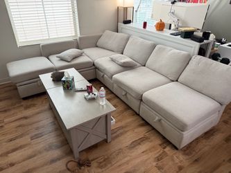 Modular Sectional Sofa with Storage