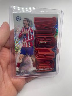 2025 Topps Chrome UEFA Rodrigo De Paul Mojo Refractor Case Hit SSP #DG