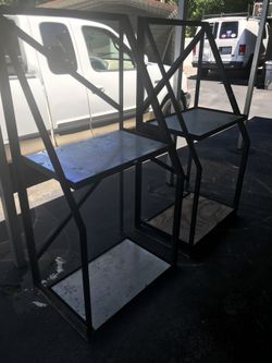 Heavy duty steel shelves