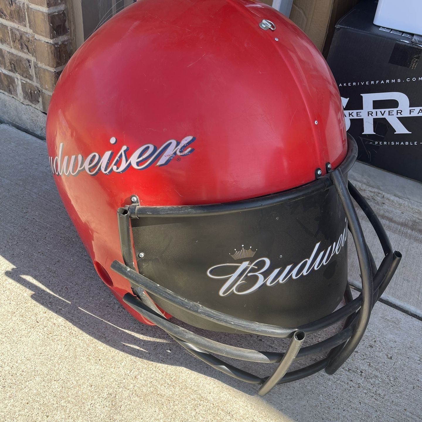 budweiser motorcycle helmet for sale 1984 Mario Andretti Signed Newman Haas IndyCar Replica Helme 1979 Johnny Rutherford Signed Budweiser