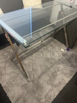 Small Glass Desk