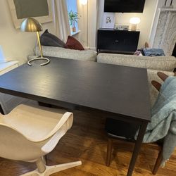 Black IKEA Table 