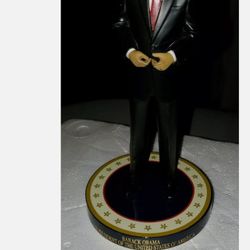 Barack Obama Statue 7 1/2" Tall