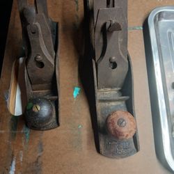 Make Offer! 2 Antique Hand Planers, Jointer And Smoothing