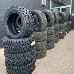 WHEELS TIRES AND LIFT KIT ONLY 10 DOWN 