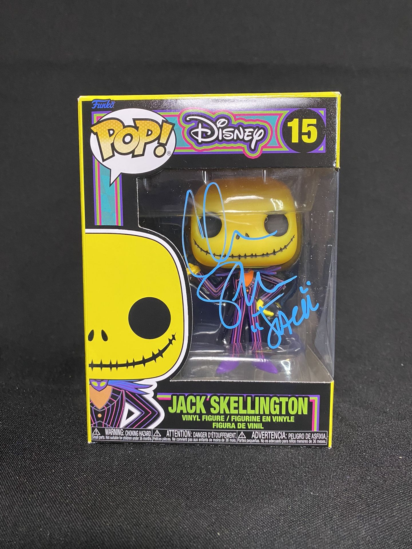 Disney Nightmare Before Christmas Jack Skellington Autographed By Chris Sarandon Authenticated 