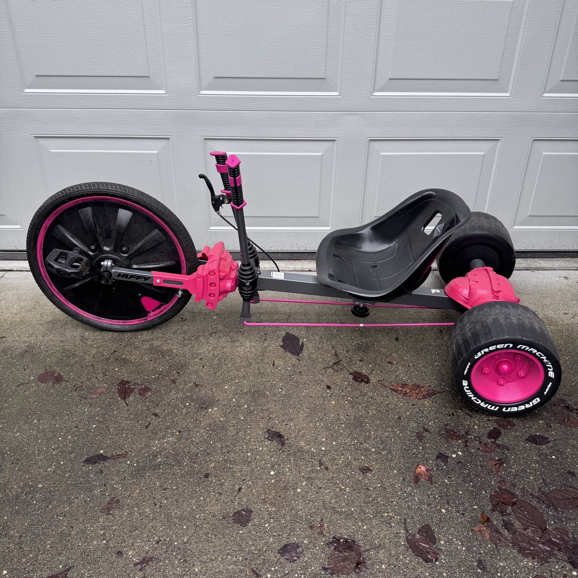 Huffy Green Machine Drift Trike – Adjustable Seat, Rear Wheel Spin