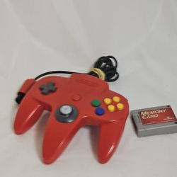 NINTENDO 64 Controller Red 
