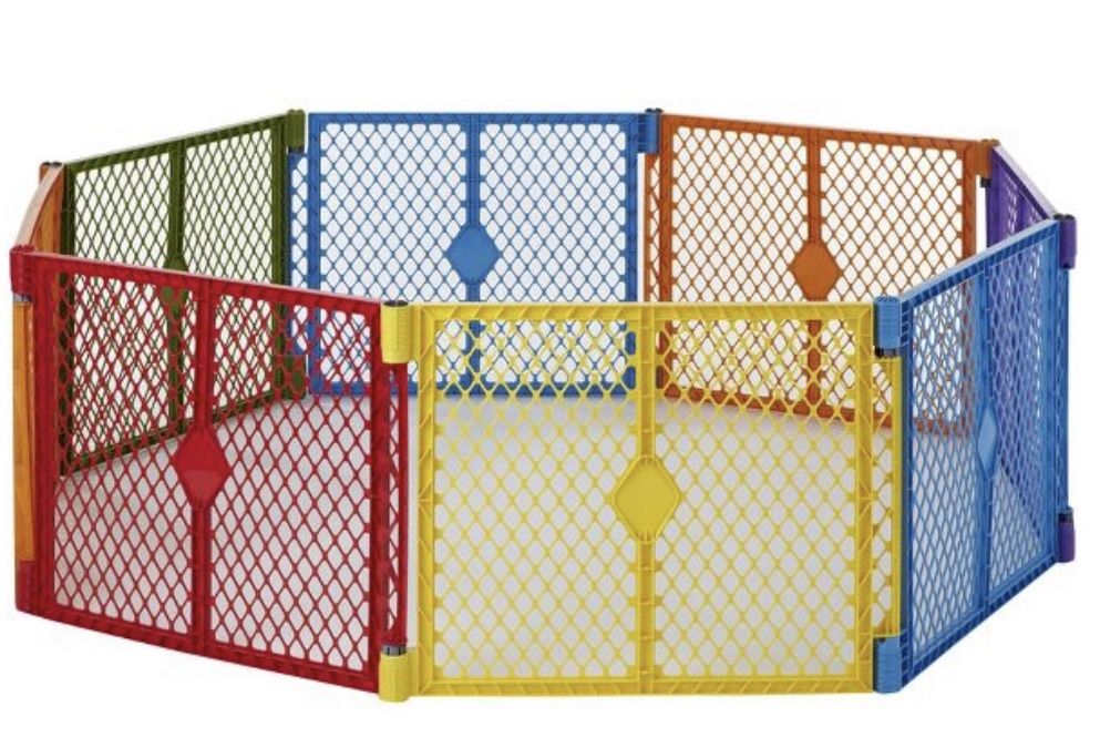 Toddleroo by North States Superyard Colorplay 8 Panel A as