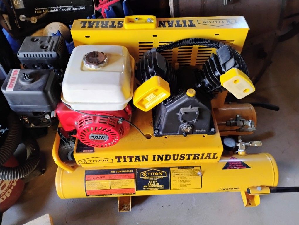 Titan Wheelbarrow Type Gas Air Compressor