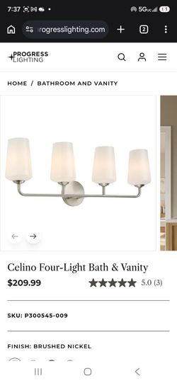 Progress Lighting 3 light vanity light