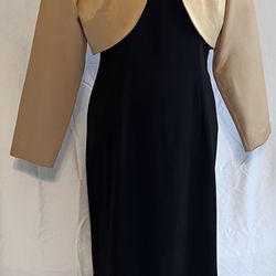 Black Dress and Short Jacket