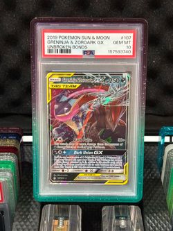 Greninja & Zoroark GX PSA-10