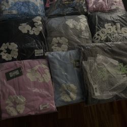 Spider and Denim Tear Hoodies 