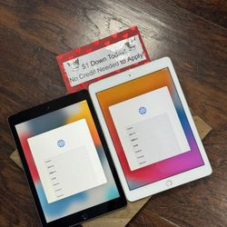 Apple iPad 6th Gen- Pay $5 To Take It Home Today and pay the rest later.