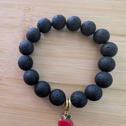12mm Lava Rock Bracelet Apple