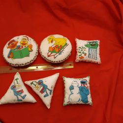 Christmas Sesame Street Ornaments.