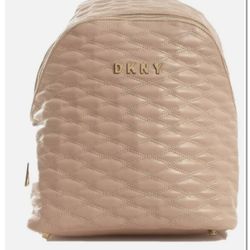 DKNY ROSE PINK Allure Quilted Backpack 14" NEW/NEVER USED!