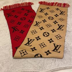 Louis Vuitton Logomania Duo Scarf/Wrap