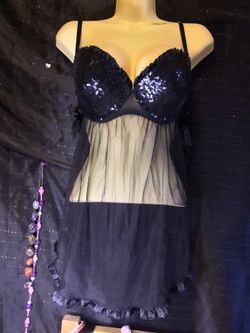 Victoria Secrets black lingerie “ sexy little things” size 36D