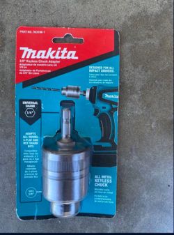 Makita 3/8 in. Metal Keyless Chuck for Impact Driver
