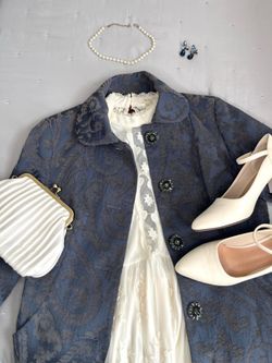 Blue Vintage Inspired Coat 🩵