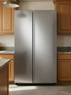2022 Samsung Side-by-Side Refrigerator – Like New, 27" Stainless Steel Ice Maker - New Orleans, LA