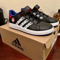 Adidas x Marvel Spider-Man Grand Court Kids' Basketball Shoes