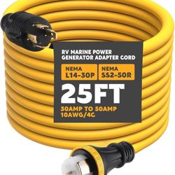25’ 30AMP Extension Cord