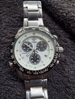 Men's Timex chronograph watch (read below)