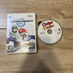 Wii Mariokart and Chickenblaster