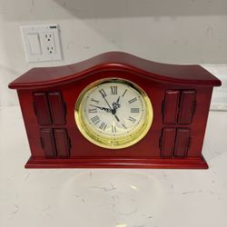 golden label symphony angel clock orchestra mantel