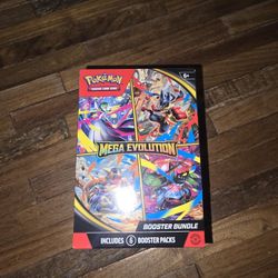 Pokemon Mega Evolutions Booster Bundle Six Pack Box