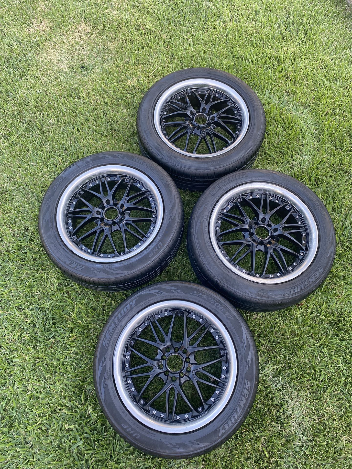 3p Wheels Black And Silver 