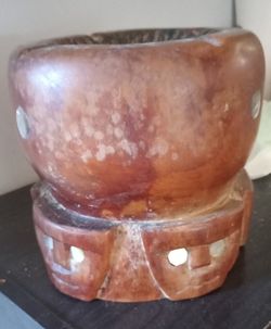 Wooden Carved Ashtray