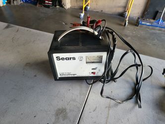 Sears 6 Amp 6/12 Volt Battery Charger Vintage