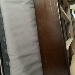 Household item home decor Bed twin mattress and wooden frame