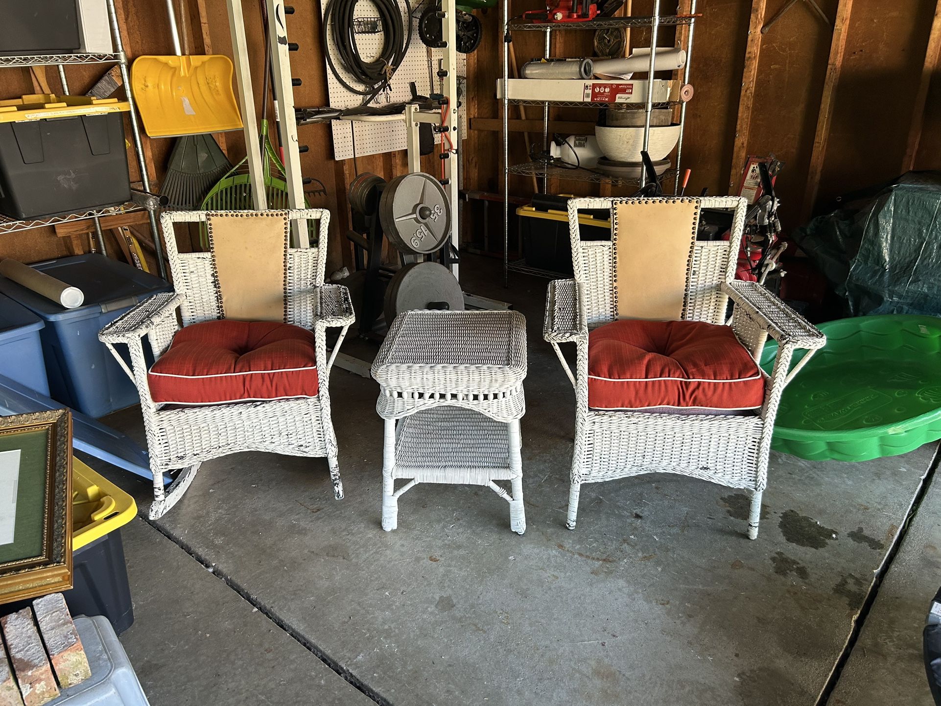 1920's Wicker Furniture 2chairs
