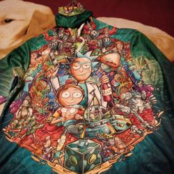 Rick N Morty Hooded Jacket  (S)