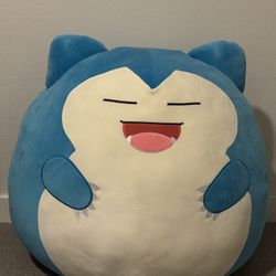24 Inch Large Squishmellow Pillow Toy Snorlax Pokémon 