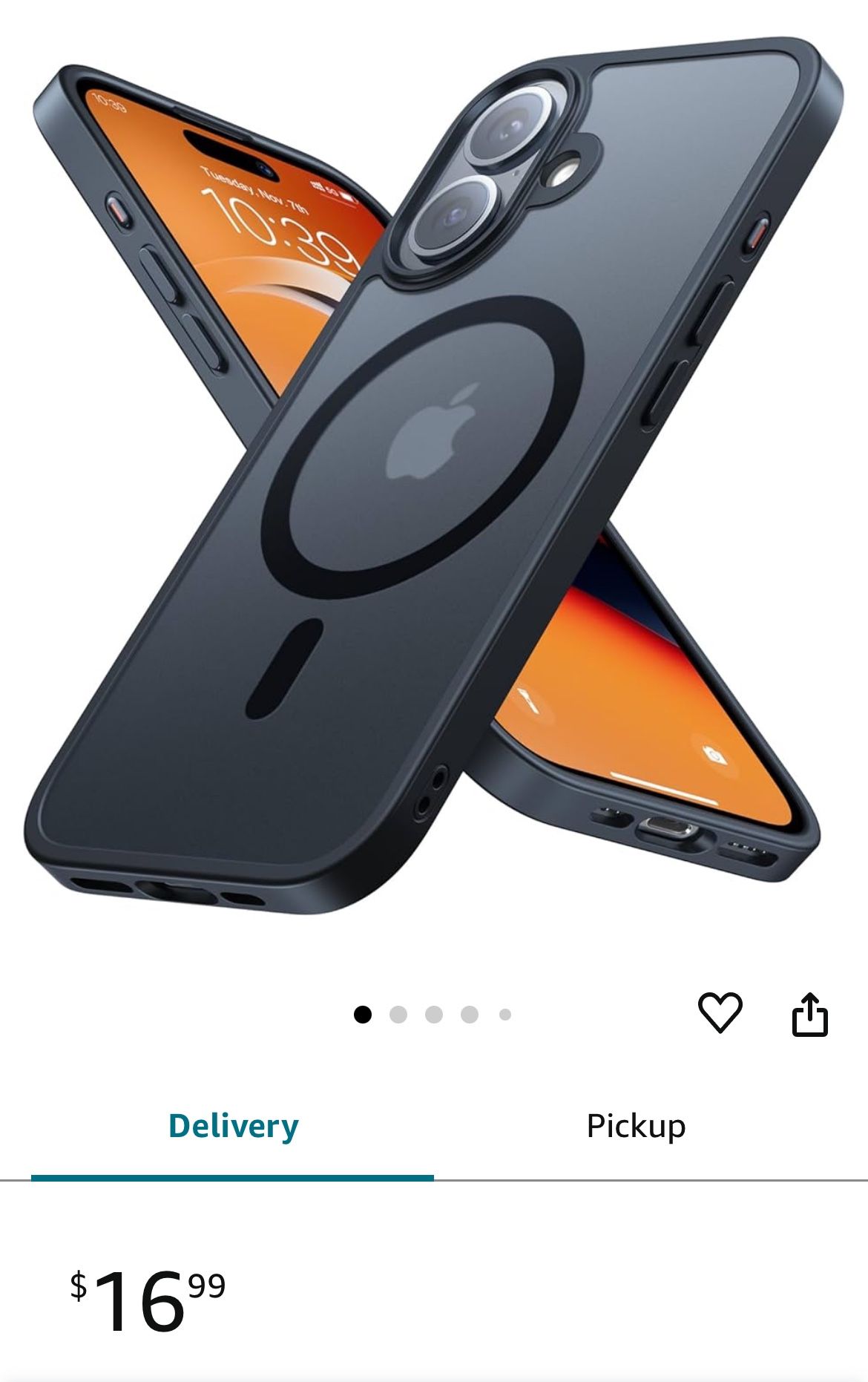New In Box Magnetic for iPhone 16Case Compatible with MagSafe[16 FT Military-Grade Drop Protection]Shockproof Protective Phone Case Anti-Fingerprint M